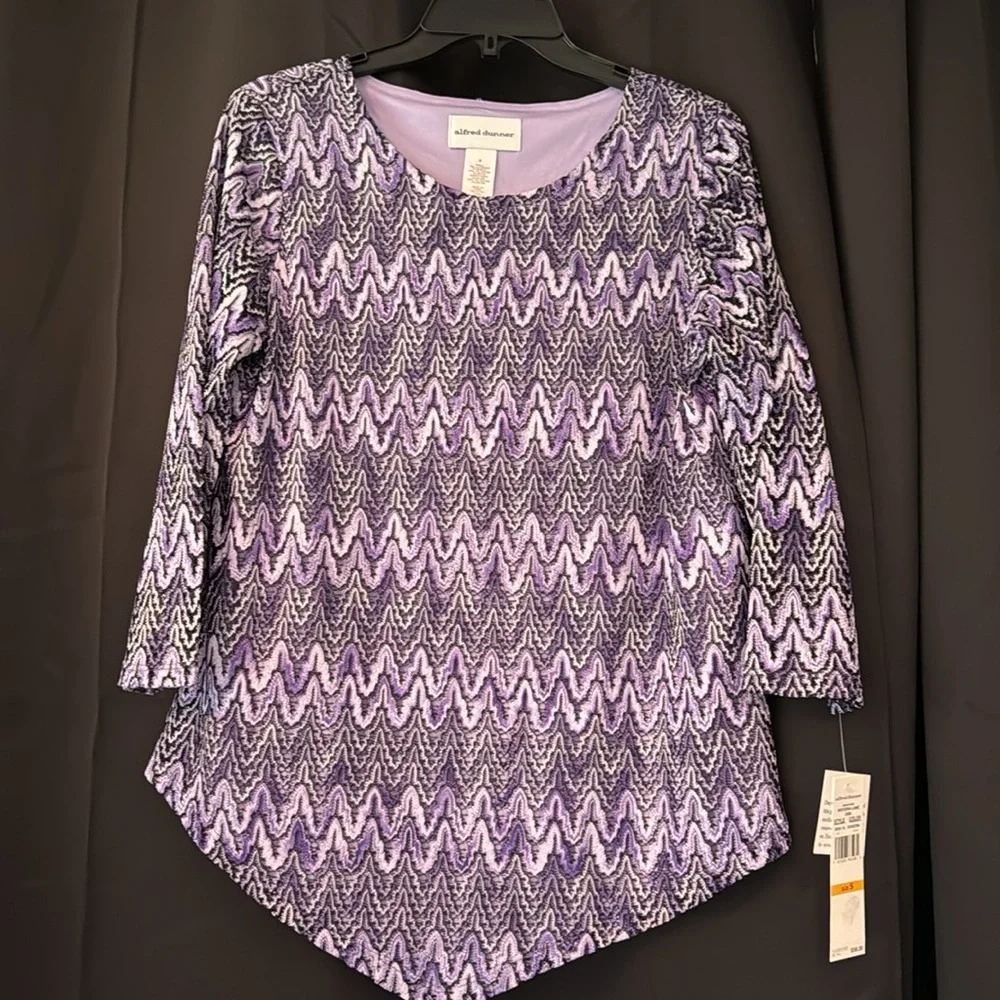NWT Alfred dunner 3/4 top